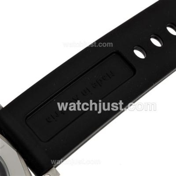 Panerai Luminor Marina Automatic with Black Dial-Rubber Strap