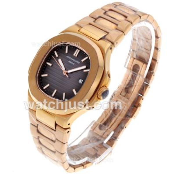 Patek Philippe Nautilus Full Rose Gold with Blue Dial