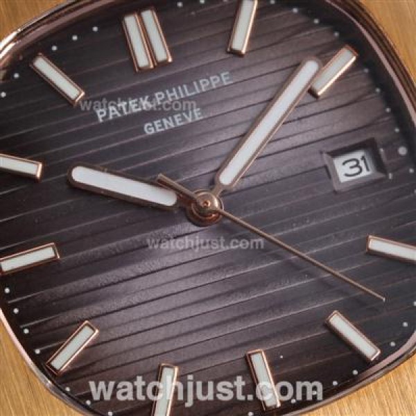 Patek Philippe Nautilus Full Rose Gold with Blue Dial