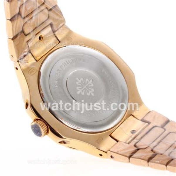 Patek Philippe Nautilus Full Rose Gold with Blue Dial