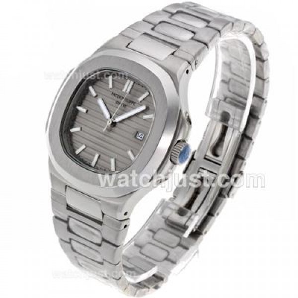 Patek Philippe Nautilus with Gray Dial S/S