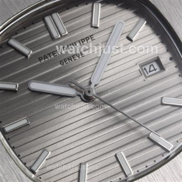 Patek Philippe Nautilus with Gray Dial S/S