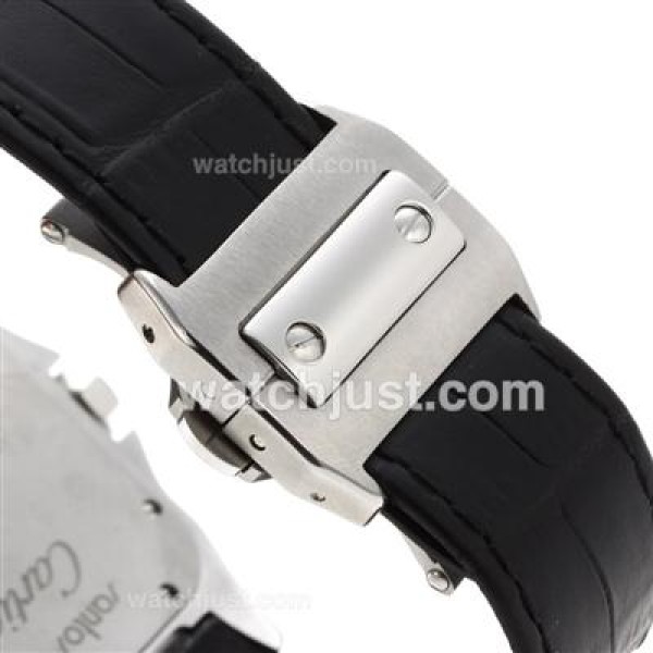 Best 1:1 Cartier Santos 100 Replica Watches With White Dials Online