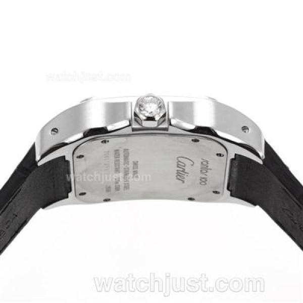 Best 1:1 Cartier Santos 100 Replica Watches With White Dials Online