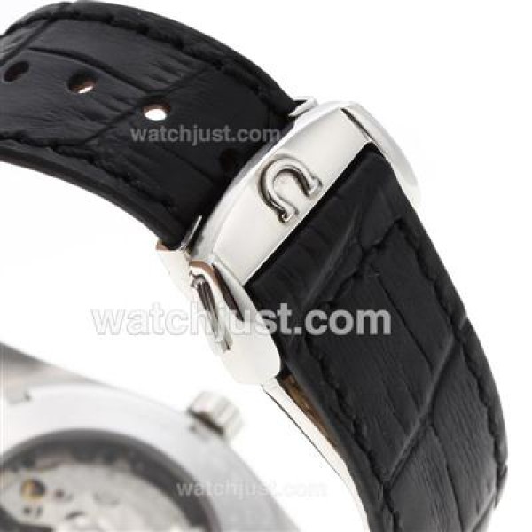 Omega Seamaster Automatic with Black Dial-Leather Strap