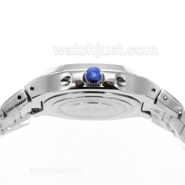 Patek Philippe Nautilus Diamond Bezel with Blue Dial S/S