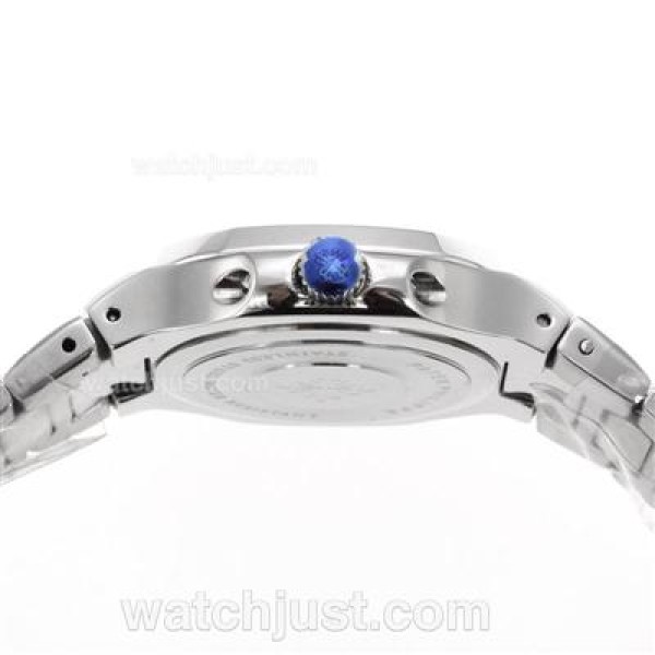 Patek Philippe Nautilus Diamond Bezel with Black Dial S/S