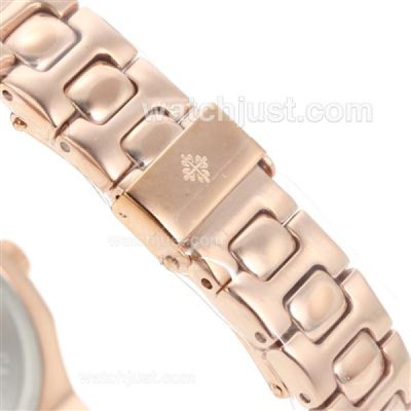 Patek Philippe Nautilus Full Rose Gold Case with Blue Dial