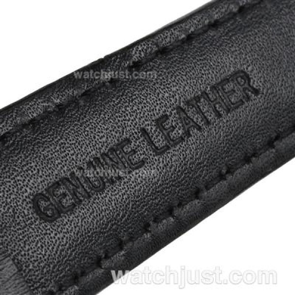 IWC Portuguese Automatic Number Markers with White Dial-Leather Strap