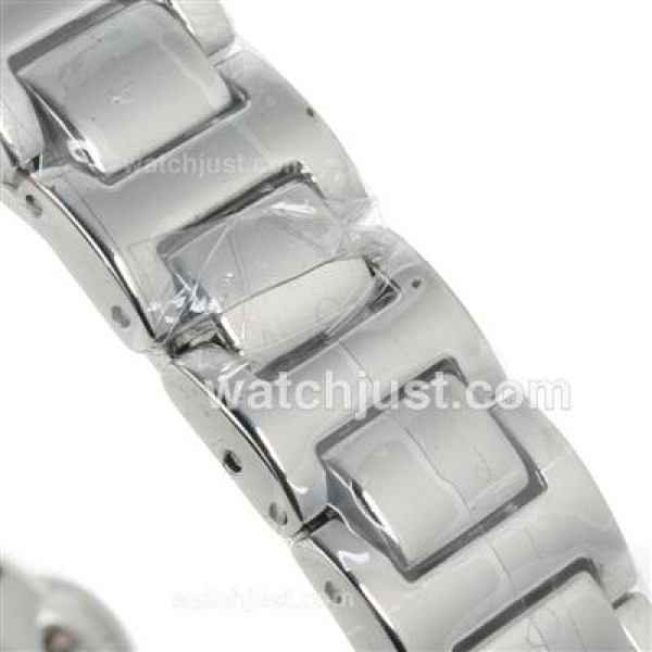 Cartier Ballon bleu de Cartier Diamond Bezel with White Dial-Lady Size