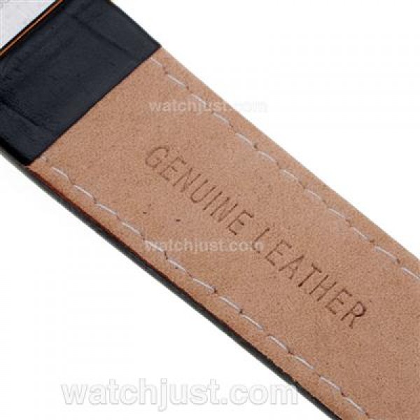 Franck Muller Master Square Rose Gold White Number Markers with Black Dial-Mid Size