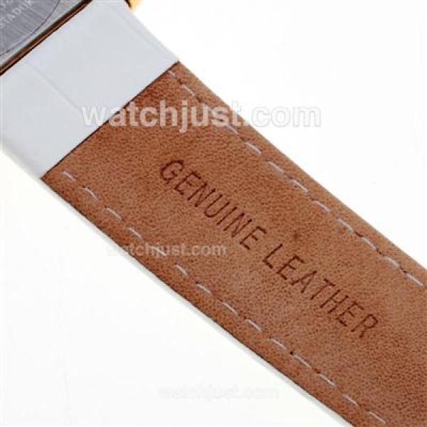 Franck Muller Master Square Rose Gold Black Roman Markers with White Dial-Lady Size
