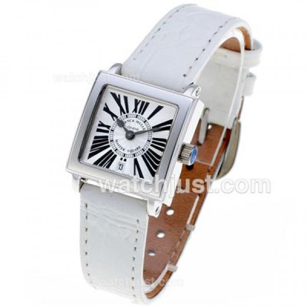 Franck Muller Master Square Roman Markers with White Dial-Lady Size