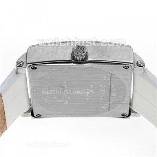 Franck Muller Master Square Roman Markers with White Dial-Lady Size