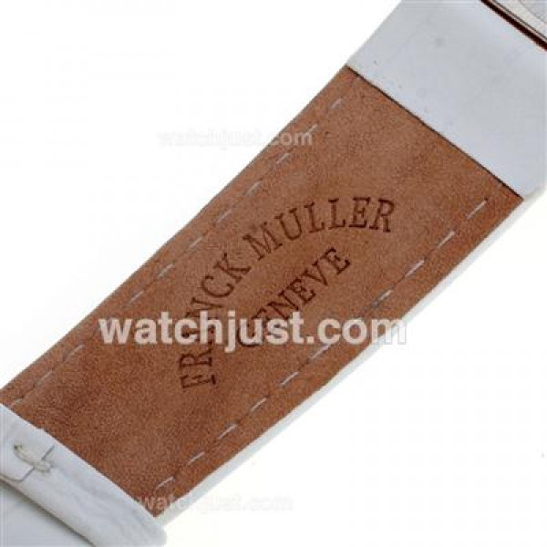 Franck Muller Master Square Roman Markers with White Dial-Lady Size