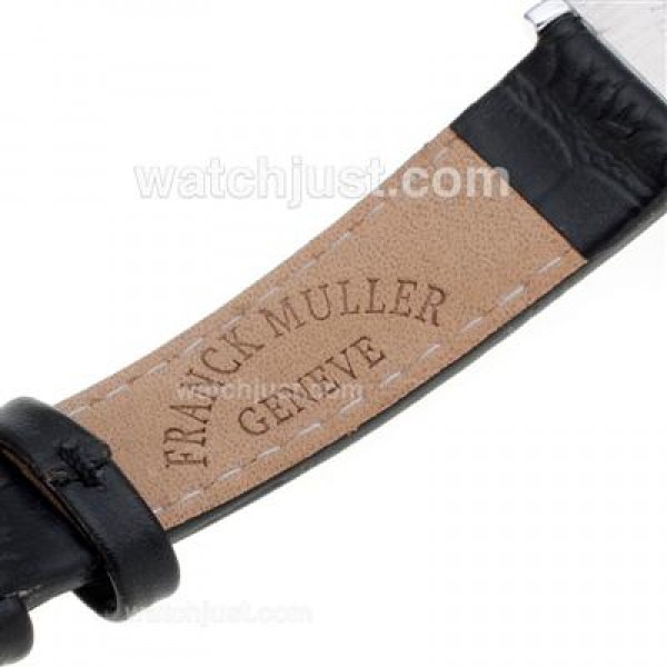 Franck Muller Master Square Roman Markers with Black Dial-Lady Size