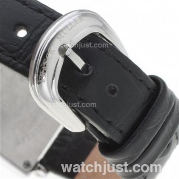 Franck Muller Master Square Roman Markers with Black Dial-Lady Size