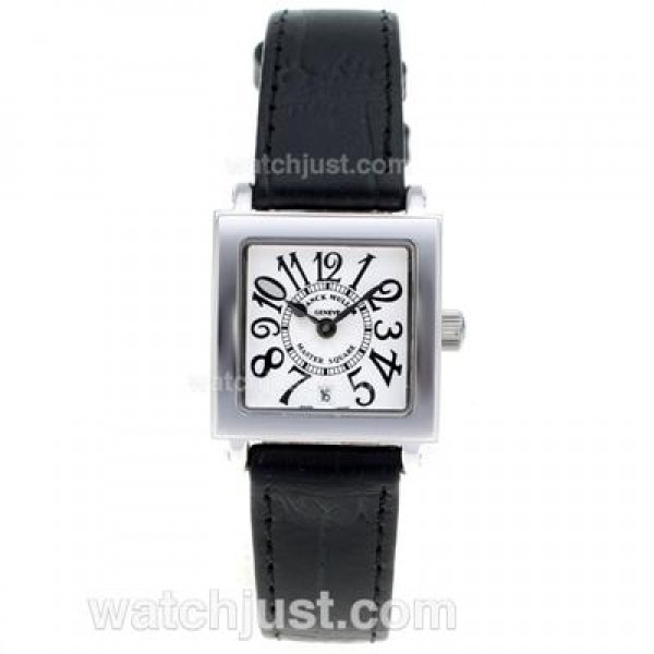 Franck Muller Master Square Number Markers with White Dial-Lady Size