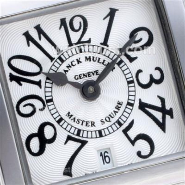 Franck Muller Master Square Number Markers with White Dial-Lady Size