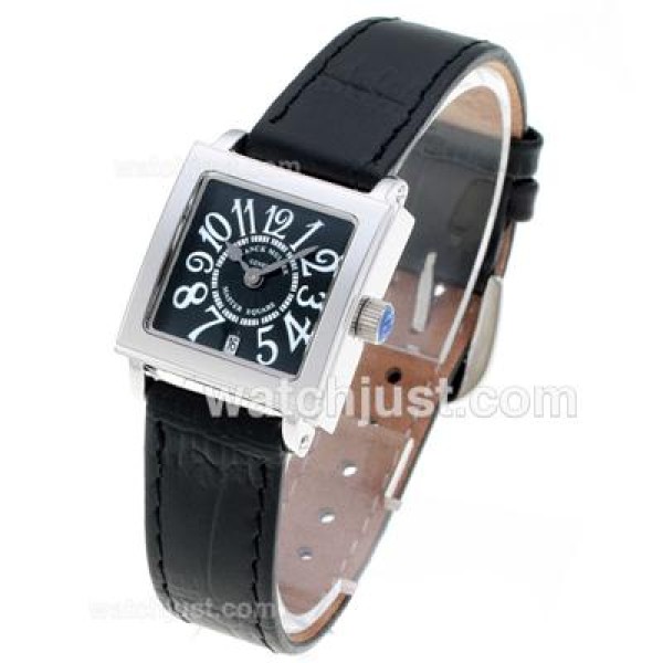 Franck Muller Master Square Number Markers with Black Dial-Lady Size