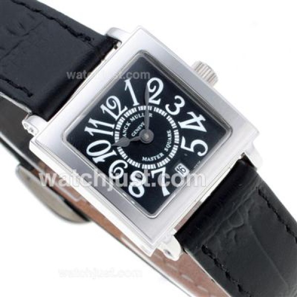 Franck Muller Master Square Number Markers with Black Dial-Lady Size