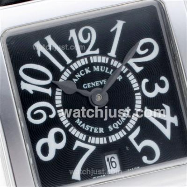 Franck Muller Master Square Number Markers with Black Dial-Lady Size