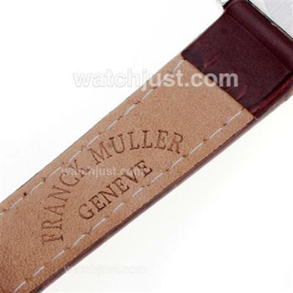 Franck Muller Master Square Colorful Roman Markers with Whie Dial-Lady Size