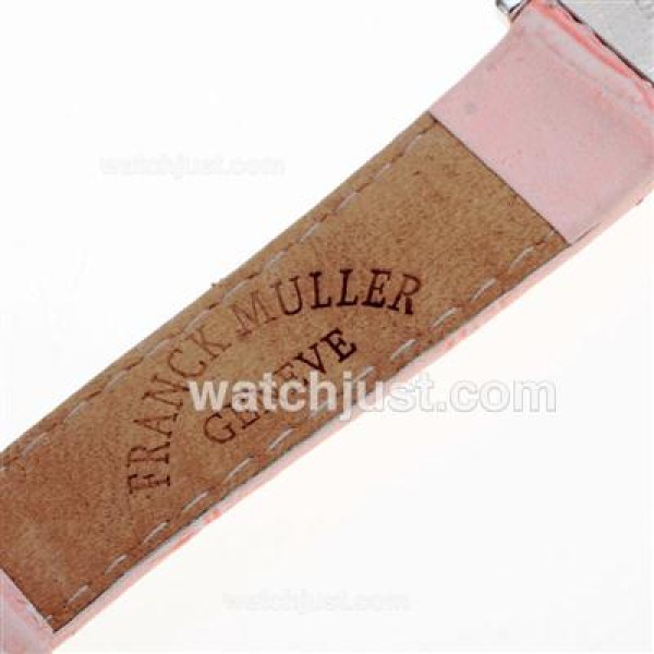 Franck Muller Master Square Colorful Number Markers with White Dial-Mid Size
