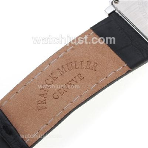 Franck Muller Master Square Colorful Number Markers with Black Dial-Mid Size