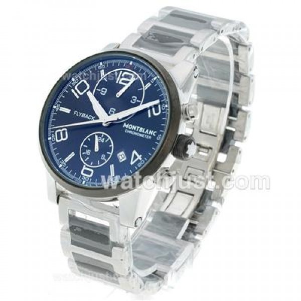 Montblanc Flyback Automatic Black Dial with PVD Bezel