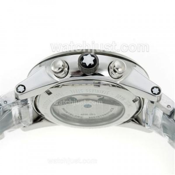 Montblanc Flyback Automatic Black Dial with PVD Bezel