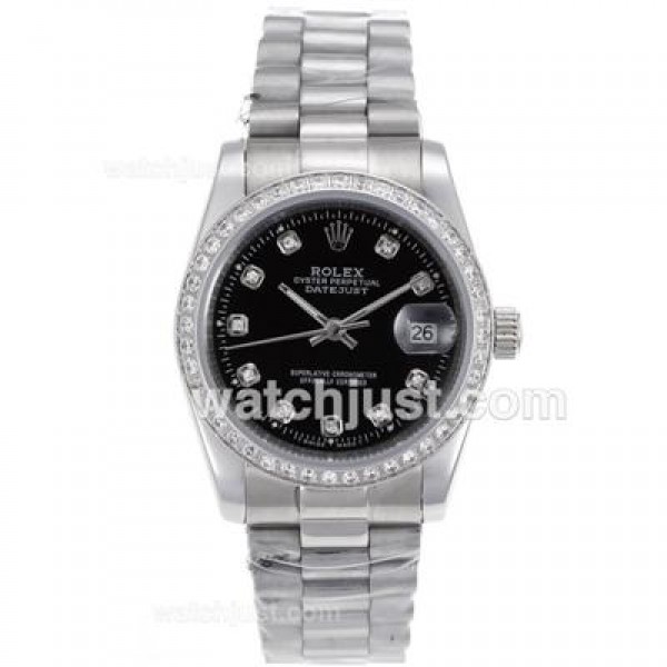 Best Quality Rolex Datejust Replica Watches With Black Dials For Sale