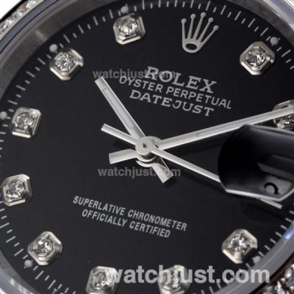 Best Quality Rolex Datejust Replica Watches With Black Dials For Sale