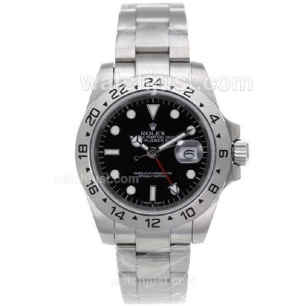 High Quality Replica Rolex Explorer II Watches With Black Dials Online
