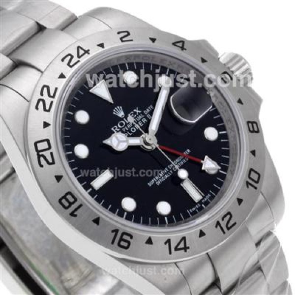High Quality Replica Rolex Explorer II Watches With Black Dials Online
