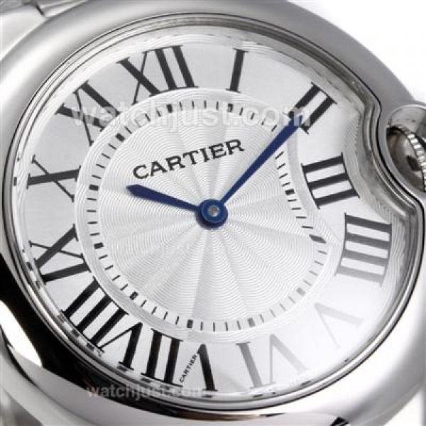 Cartier Ballon bleu de Cartier Swiss ETA Movement with White Dial S/S