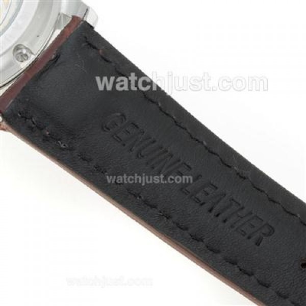 IWC Portuguese Working Power Reserve Automatic with White Dial-Leather Strap