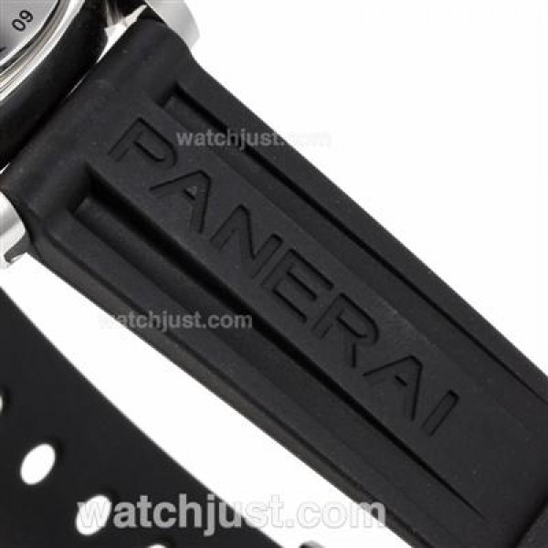 Panerai Luminor Firenze Chronograph Swiss ETA Valjoux 7753 Movement with Blue Dial-Rubber Strap