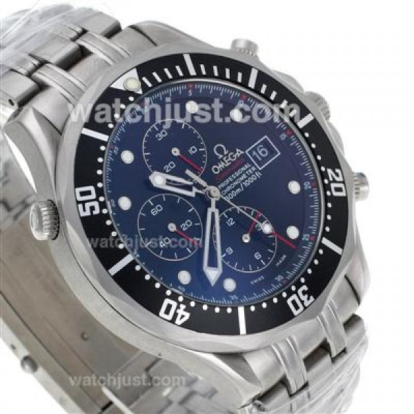 Omega Seamaster Automatic with Black Dial S/S-Oversized Version