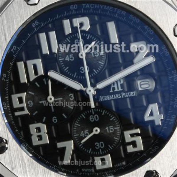 Audemars Piguet Royal Oak Offshore Working Chronograph with Black Dial Same Chassis as 7750-High Quality