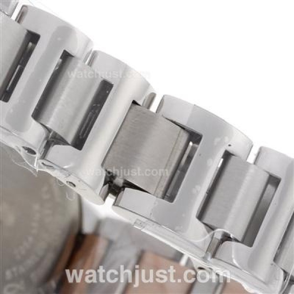 Cartier Ballon bleu de Cartier Two Tone Diamond Bezel with Sapphire Glass-Lady Size