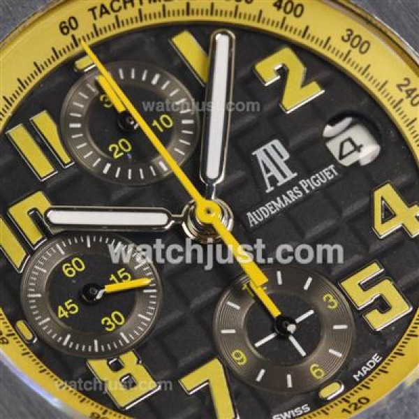Yellow Numerals 42MM Male Replica Audemars Piguet Royal Oak Offshore Watches