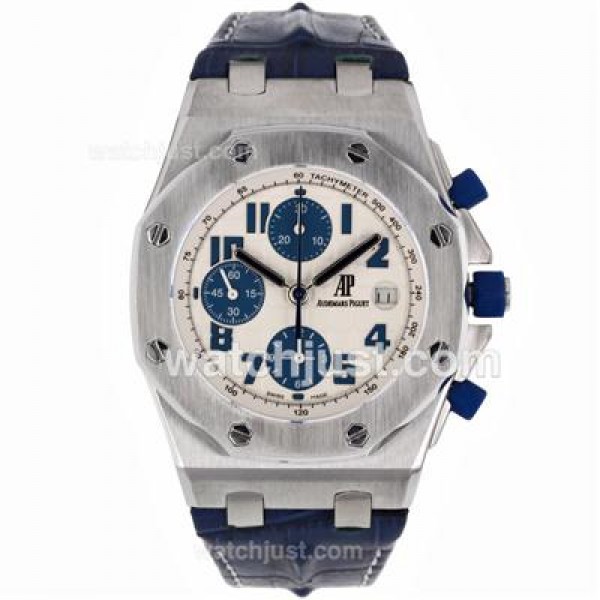 Male Blue Straps Audemars Piguet Royal Oak Offshore Fake 42MM Watches