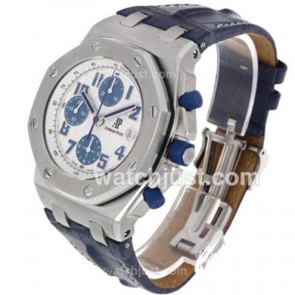 Male Blue Straps Audemars Piguet Royal Oak Offshore Fake 42MM Watches