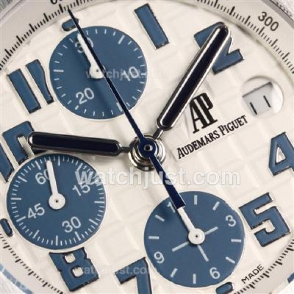 Male Blue Straps Audemars Piguet Royal Oak Offshore Fake 42MM Watches
