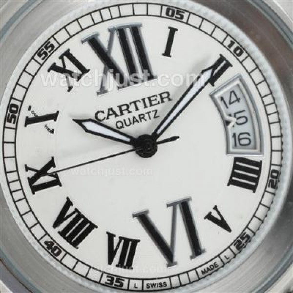 Cartier Calibre de Cartier with White Dial-Lady Size