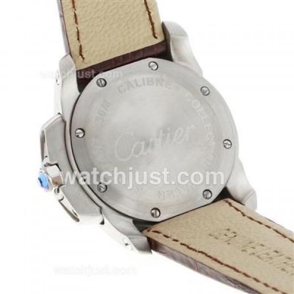 Cartier Calibre de Cartier with White Dial-Lady Size