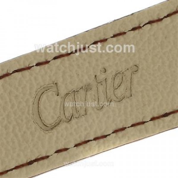 Cartier Calibre de Cartier with White Dial-Lady Size