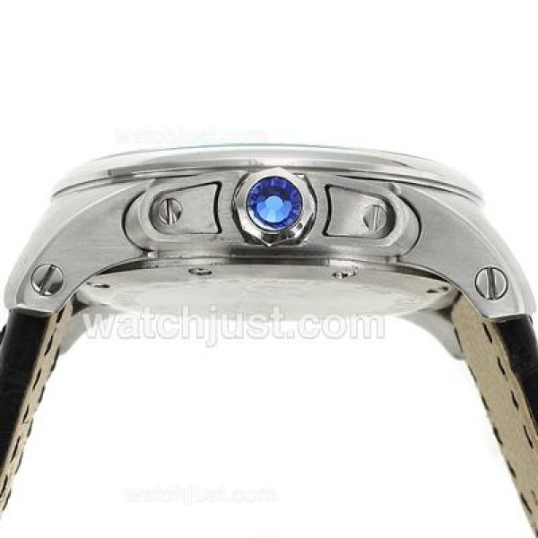 Cartier Calibre de Cartier with Black Dial-Lady Size