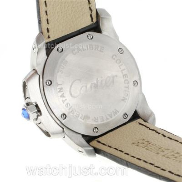 Cartier Calibre de Cartier with Black Dial-Lady Size